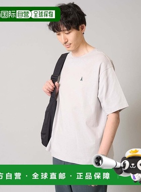 1h可退 日本直邮a.v.v 男士刺绣船领五分袖T恤 KHKGA60029潮牌