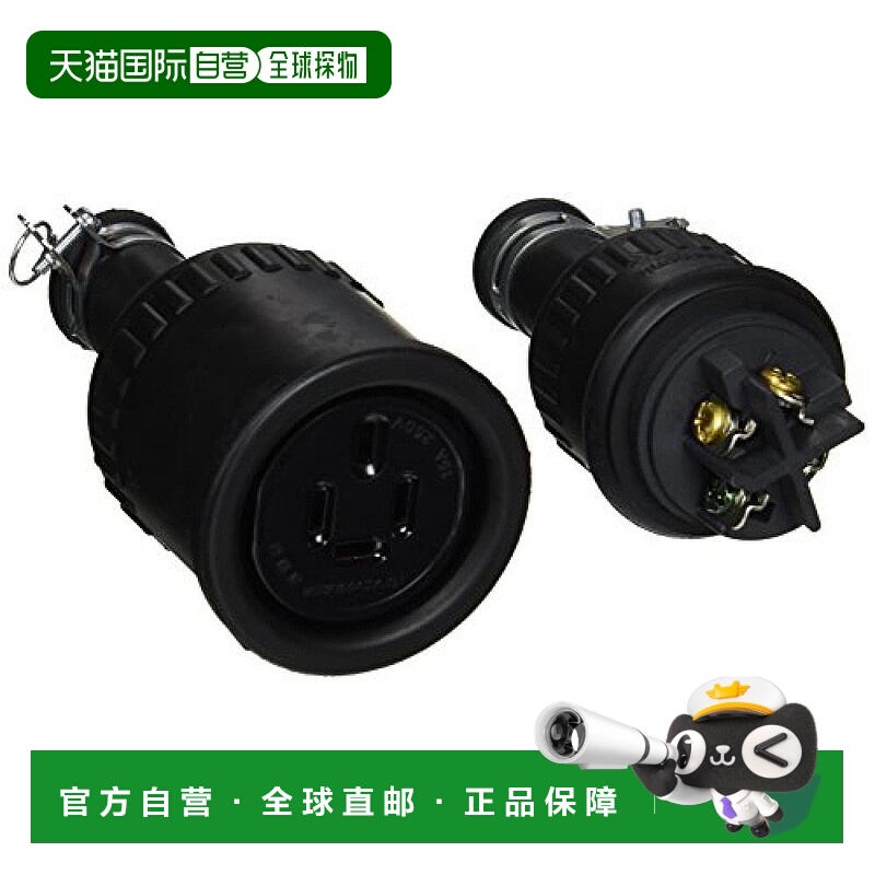 【日本直邮】Panasonic松下 防水橡胶端子 接地3P15A 黑色WA3415