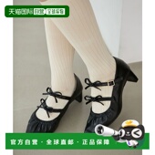 日本直邮MAJESTIC LEGON 女士双蝴蝶结尖头浅口鞋 1h可退 10新款