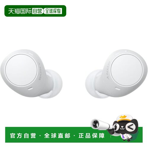 【日本直邮】索尼 完全无线耳机  IPX4 防滴性能 白色 WF-C510 WC
