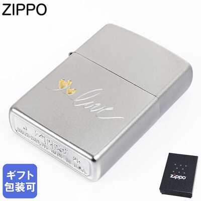 日本直邮ZIPPO 打火机 LOVE DESIGN 心形银金款 48725