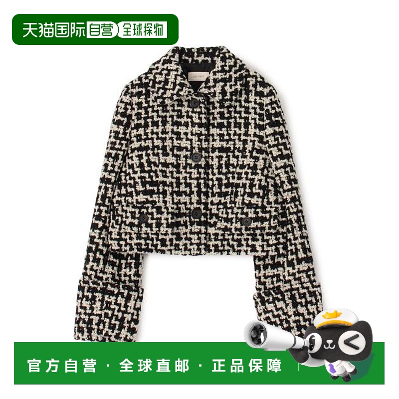 1h可退 日本直邮TOMORROWLAND 复古粗花呢短款夹克