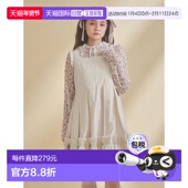 日本直邮merry jenny 女装 1h可退 宽松褶皱荷叶边迷你裙 2826103