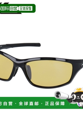 日本直邮XOOX 夜间偏光太阳镜方形 I 型镜框浅银色镜面镜片