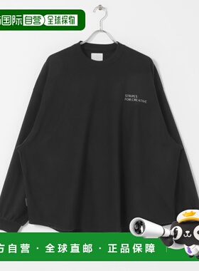 1h可退 日本直邮Stripes For Creative 男装 加大版型 圆领长袖T
