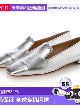 日本直邮FABIO RUSCONI 方形包头女鞋 FA933BW021294 黑色平底鞋