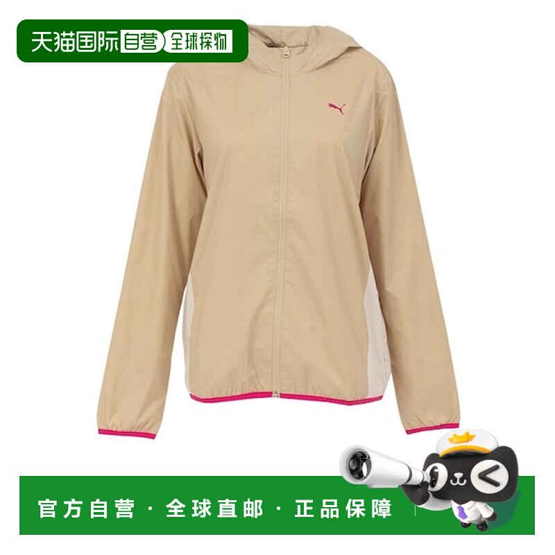 日本直邮彪马 PUMA 热交叉拉绒经编内衬夹克 528456 BEG 83运动服