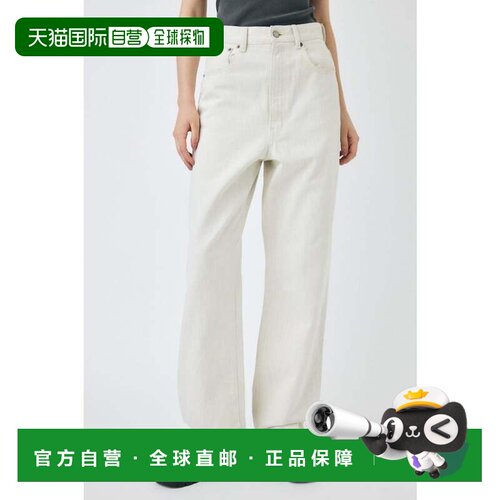 日本直邮MOUSSY HW 白色宽松直筒