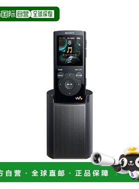 【日本直邮】Sony索尼Walkman E系列播放器2GB付扬声器黑色NW-E06