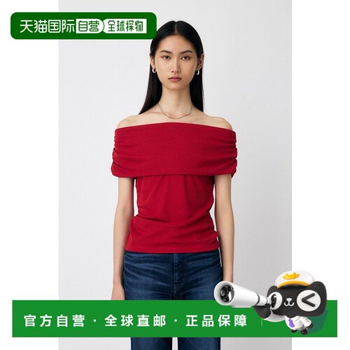 日本直邮MOUSSY SHEER OFF SHOULDER上衣性感