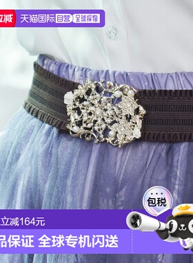 1h可退 日本直邮axes femme 女士 雪蔷薇图案 橡胶手环 BL631X276