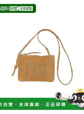 1h可退 日本直邮HYSTERIC GLAMOUR 女装 牛革 斜挎小包 logo钉饰