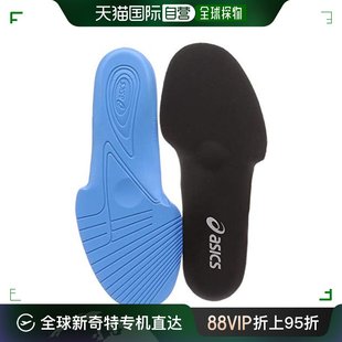 银色 SOCKLINER 鞋 ASICS 黑色 垫FOOTBALL 日本直邮