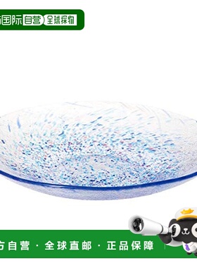 【日本直邮】TOYO SASAKI GLASS东洋佐佐木彩雫圆碟φ24蓝色 WA32