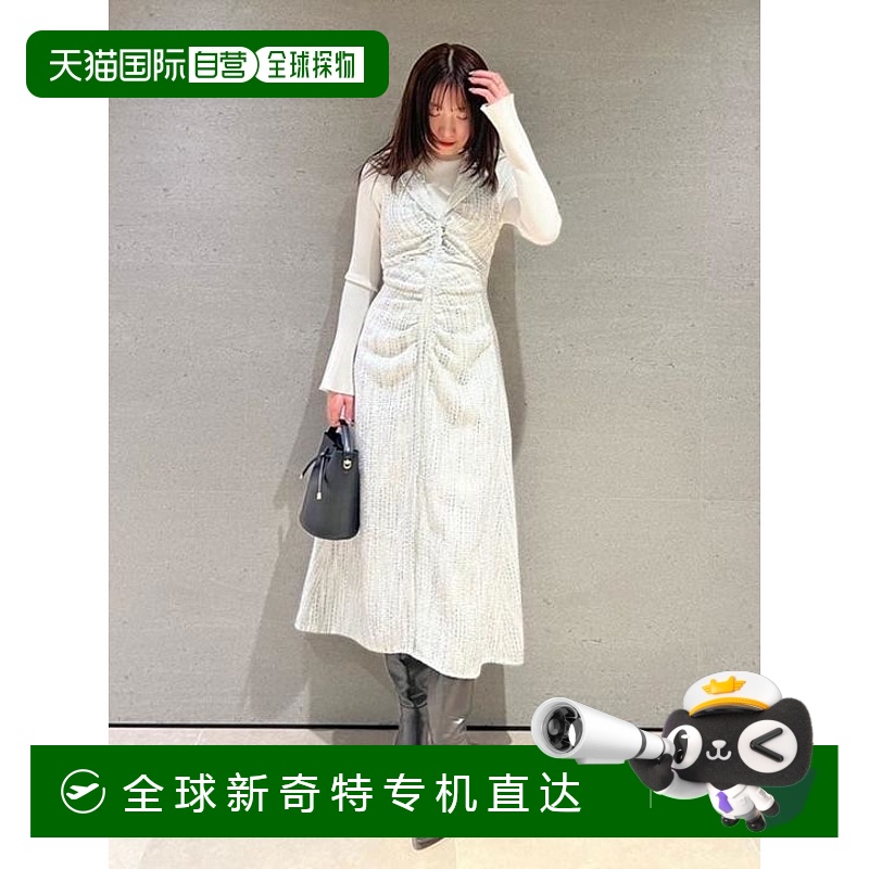 1h可退 日本直邮SNIDEL 露背连衣裙 日系甜美穿搭