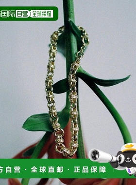1h可退 日本直邮LIDNM 男装 14KGP镀银925 手链 环形设计灵感源自