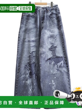 1h可退 日本直邮TALKING ABOUT THE ABSTRACTION男装宽松印花长裤