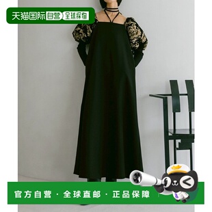 日本直邮sahara 连衣裙 女装 长裙 可调节颈 蕾丝感泡泡袖 1h可退