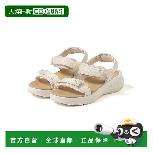 日本直邮PUMA 女士凉鞋 VOLA P Alpine Snow-Frosted Ivory