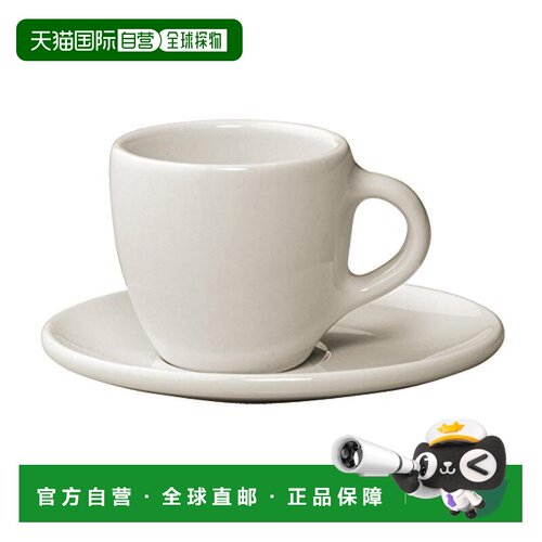 【日本直邮】kinto餐饮具TOPO咖啡杯托盘套装80ml白色26546