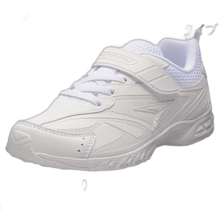 瞬足 儿童 白色靴子 通学鞋 SJJ0960皮革