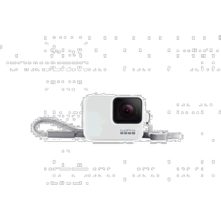 【日本直邮】 Gopro HERO7/6/5专用白色护套+挂绳 | ACSST-002