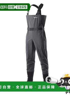 日本直邮Shimano Waders DS4 Waders 胸前高筒袜 XL 炭灰色 FF-04