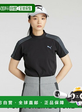 日本直邮 PF Tech Line 女士高尔夫3D半高领短袖衬衫