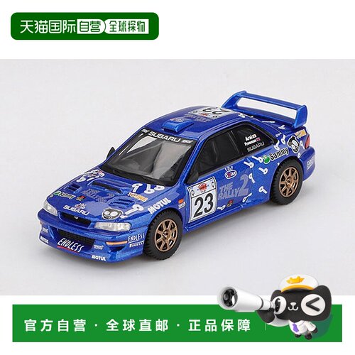 日本直邮MINI GT 1/64斯巴鲁翼豹WRC99阿克罗波利斯拉力赛2000#23