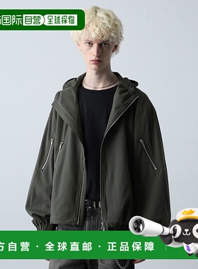 1h可退 日本直邮HARE男装宽松连帽夹克 半拉链设计立体版型 60552