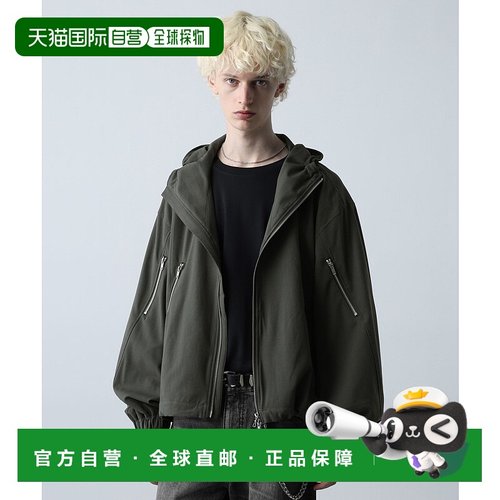 1h可退 日本直邮HARE男装宽松连帽夹克 半拉链设计立体版型 60552