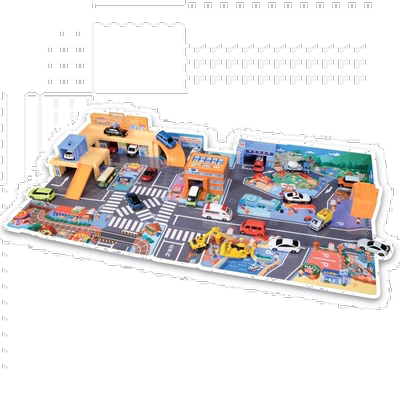 【日本直邮】Tomica 玩具车热闹的小镇 W388×H395×D120mm