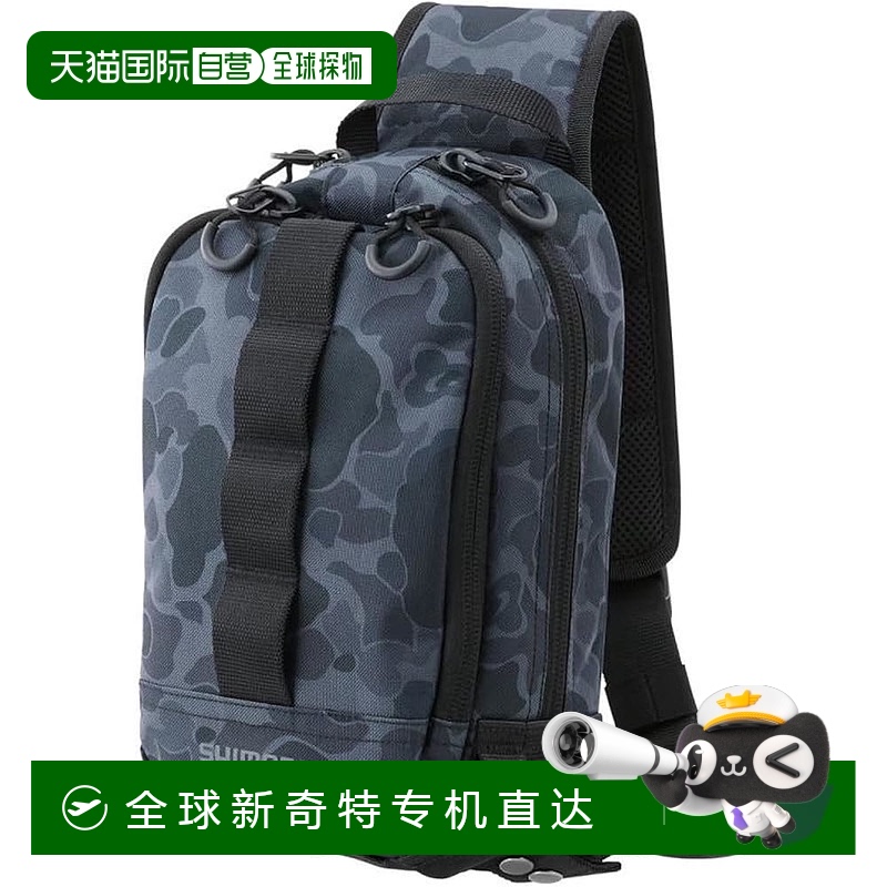 【日本直邮】SHIMANO 斜挎包 BS-025T 黑色迷彩 S