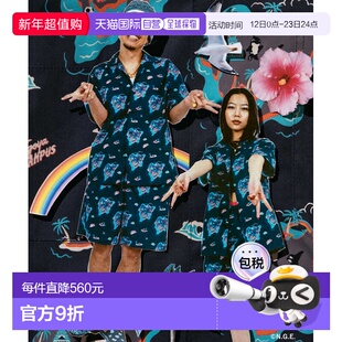 1h可退 日本直邮BEAMS JAPAN 男士 名古屋格兰帕斯联名夏威夷衬衫