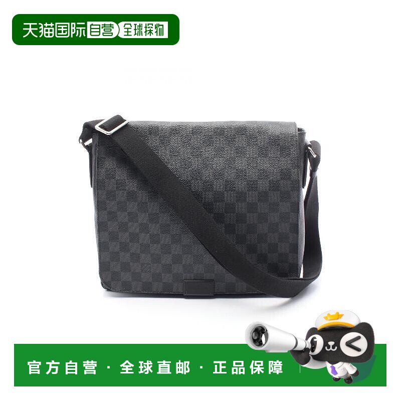 1h可退 日本直邮中古LV路易威登男包A级95新District MM涂层/防水
