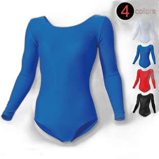 日本直邮wundou 女子体操紧身衣长袖体操 p520womens 女士