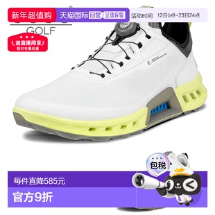 日本直邮ECCO BIOM C4 BOA 男士防水无钉高尔夫球鞋 130424