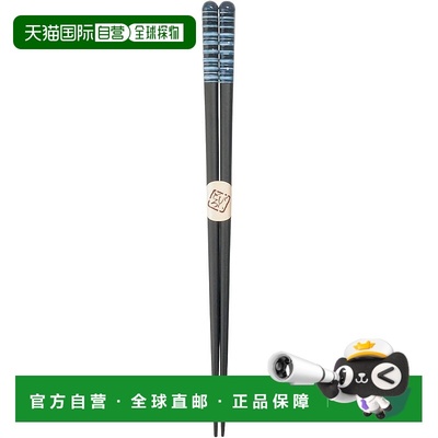 【日本直邮】Kawai 筷子 日式图案 Biidoro 蓝色 23cm卡瓦依