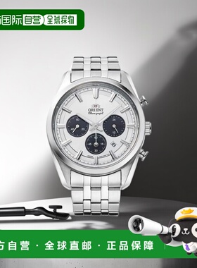 日本直邮ORIENT 东方 RN-TX0305S Contemporary 石英 太阳能手表