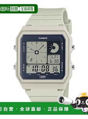 日本直邮CASIO CLASSIC LF-20W-8AJF 手表 浅灰色卡西欧防水简约