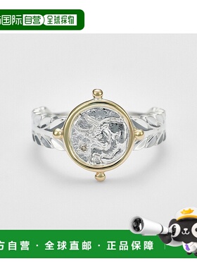 日本直邮日潮 agete 阿卡朵(金牛座)银/K10钻石戒指礼物