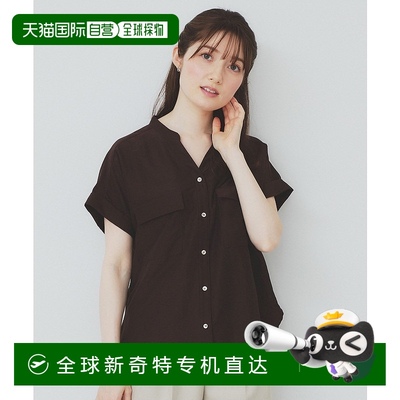 1h可退 日本直邮index女士双口袋V领上衣 C5881004999909