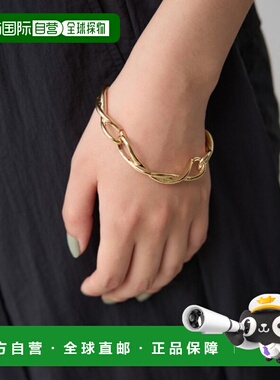 1h可退 日本直邮AZUL BY MOUSSY 女士简约扭纹链形手链 250HAB563