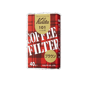 日本直邮正版Kalita咖啡滤纸扇形滴漏式手冲滴滤咖啡过滤纸40张