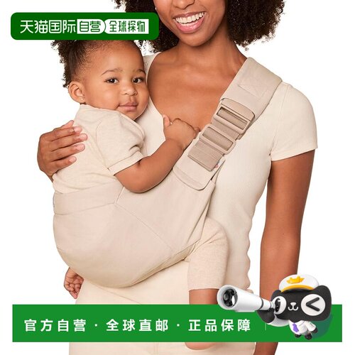 【日本直邮】Ergobaby Upsie 纯棉婴儿背巾 自然米