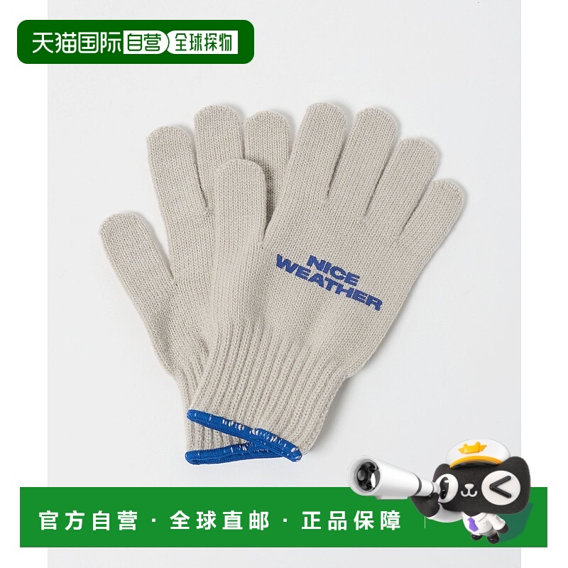 1h可退 日本直邮TEMBEA 男女同款 logo 半指手套 别注设计 923750