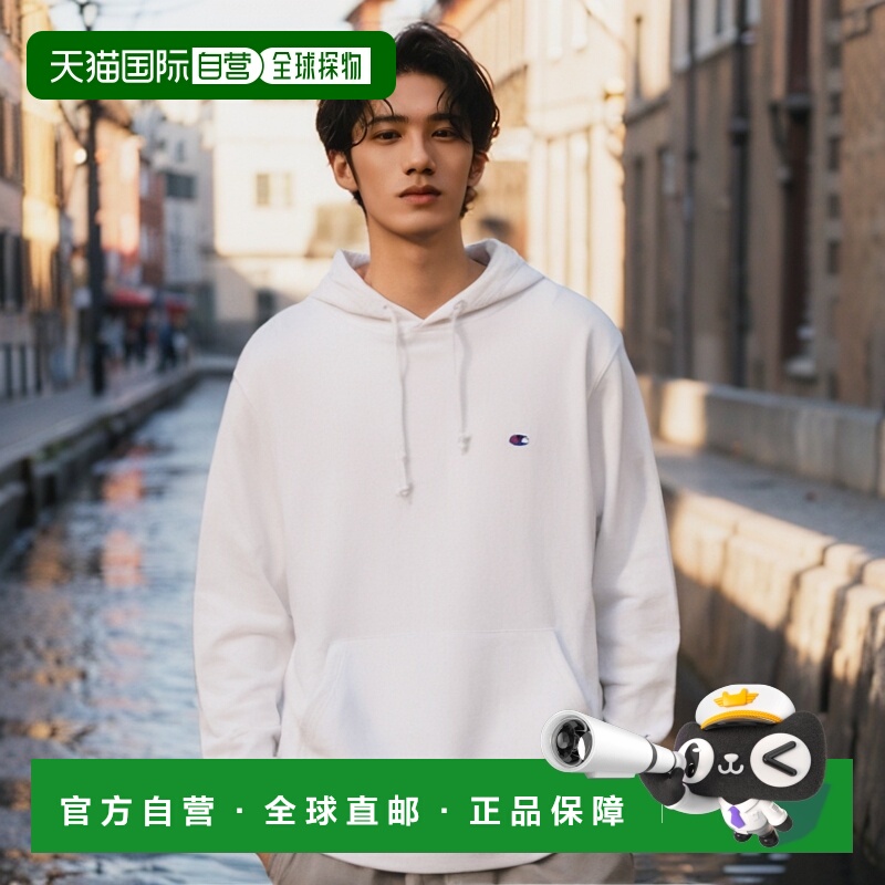 日本直邮CHAMPION 连帽运动衫男士 C3-Y136连帽衫休闲蓝色绿色