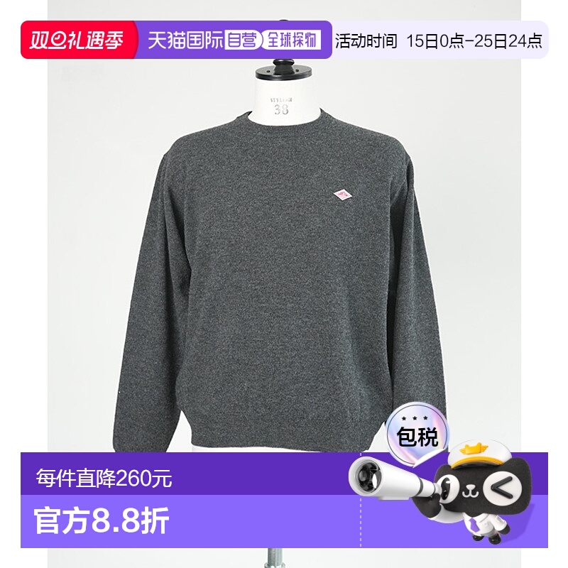 日本直邮DT-D0028LMW DANTON CREW NECK PO LS（圆领套头长袖）男