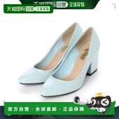 薄荷绿 女鞋 Liberty 娃娃粗跟光滑高跟鞋 日本直邮 SFW