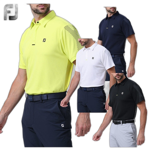 日本直邮FOOTJOY 高尔夫服男士短袖衬衫 FJ-S24-S01 吸水快干防紫